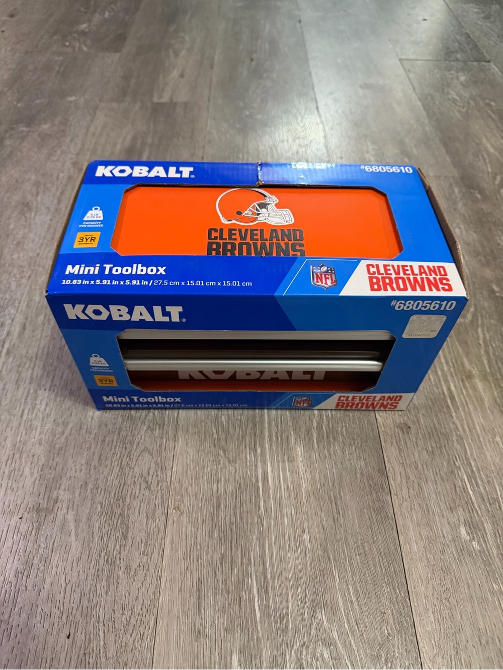 Kobalt Cleveland Browns Orange Mini Toolbox
